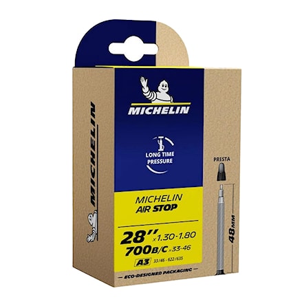 Dętka Michelin Air Stop Gal-FV 48mm 700×33/46 - 1