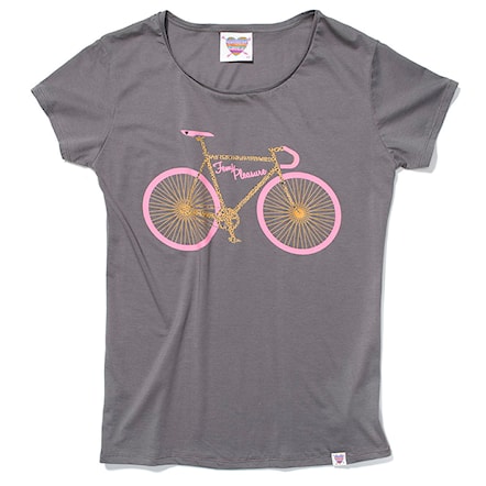 Koszulka Femi Pleasure Bike ash grey melange 2012 - 1