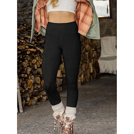 Fitness legginsy Roxy Heart Into It Ankle Legging anthracite 2025 - 7