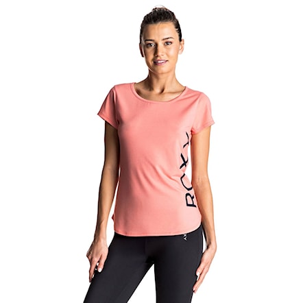 Fitness T-shirt Roxy Courtesy Tee shell pink 2017 - 1
