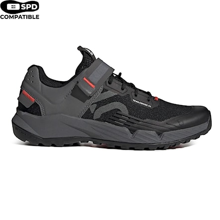 Bike Shoes Five Ten 5.10 Trailcross Clip-In core black/grey three/red - 1