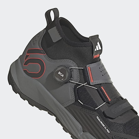 Bike Shoes Five Ten 5.10 Trailcross Pro Clip-In grey five/core black/red - 9
