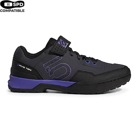 Bike topánky Five Ten Kestrel Lace W black/purple/carbon 2020 - 1