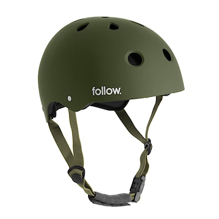 Prilba na wakeboard Follow Pro Helmet olive 2021 - 1