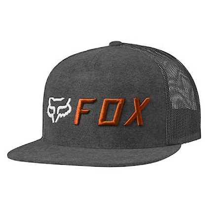 Czapka z daszkiem Fox Apex Snapback grey/orange 2021 - 1