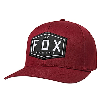 Kšiltovka Fox Crest Flexfit cranberry 2020 - 1