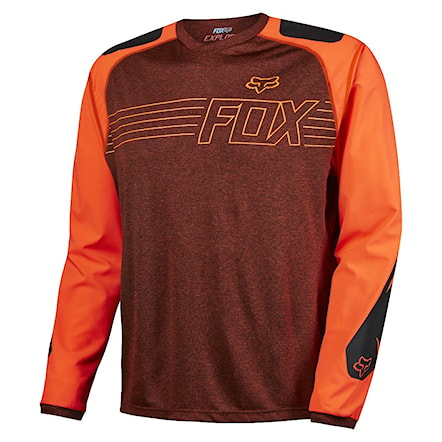 Bike koszulka Fox Explore Ls Jersey rust 2016 - 1