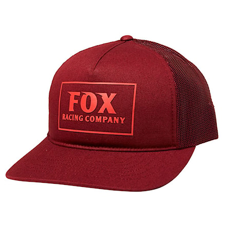 Czapka z daszkiem Fox Heater cranberry 2019 - 1
