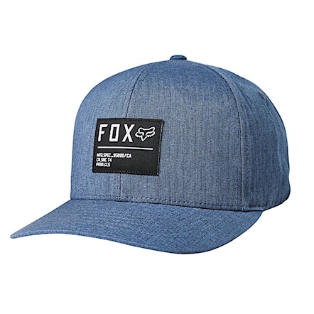 Czapka z daszkiem Fox Non Stop Flexfit blue steel 2020 - 1