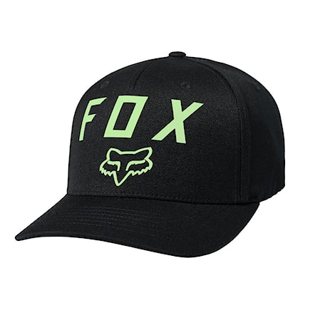 Czapka z daszkiem Fox Number 2 Flexfit black/green 2020 - 1