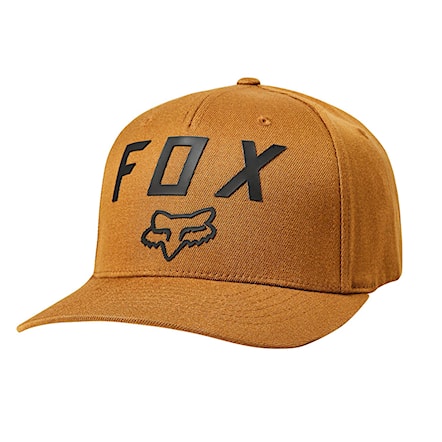 Czapka z daszkiem Fox Number 2 Flexfit bronze 2020 - 1