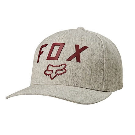 Czapka z daszkiem Fox Number 2 Flexfit heather grey 2020 - 1
