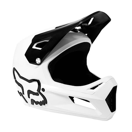 Kask rowerowy Fox Youth Rampage white 2021 - 1