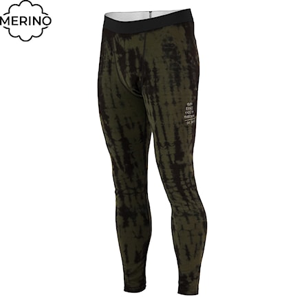 Underpants Mons Royale Cascade Merino Flex 200 Legging olive tie dye 2024 - 1