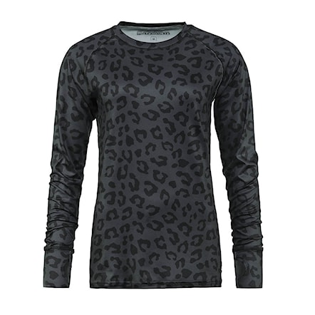 T-shirt Horsefeathers Mirra Top black cheetah 2023 - 1