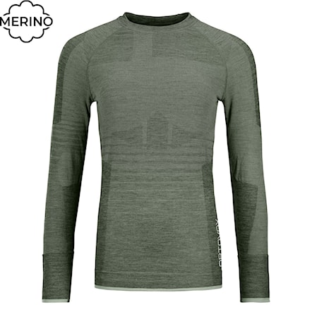 T-shirt ORTOVOX Wms 230 Competition Long Sleeve arctic grey 2024 - 1