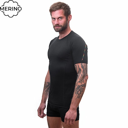 T-shirt Sensor Merino Air černá 2023 - 1