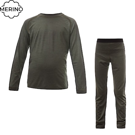 Functional Underwear Set Sensor Merino Air Set olive green 2024 - 1