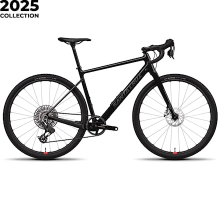 Rower gravel Santa Cruz Stigmata CC RF 1× RSV 700C gloss black sparkle 2025 - 1