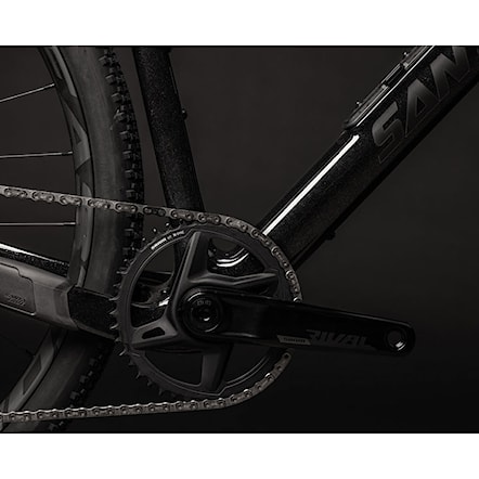 Gravel bicykel Santa Cruz Stigmata CC RF 2× RSV 700C gloss black sparkle 2025 - 4