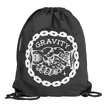 Plecak Gravity Handshake Cinch Bag black 2017 - 1