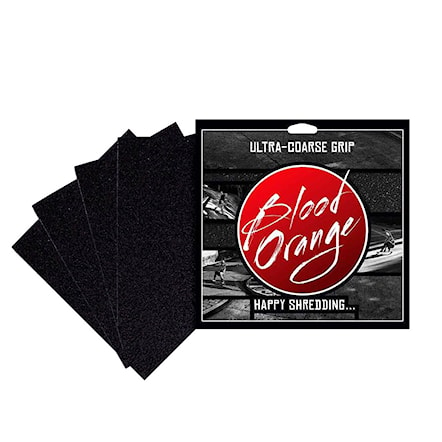Longboard Grip Tape Blood Orange X-Course 4 Pack black - 1