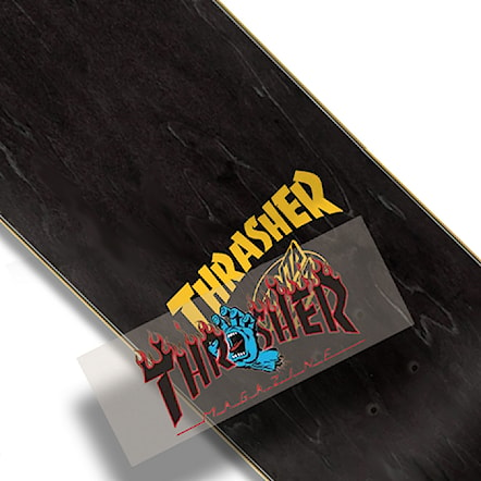 Skateboard Grip Tape MOB Thrasher X SC Screaming Flame Logo Grip Strips clear 2023 - 2