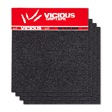 Longboard Grip Tape Vicious Griptape 4 Pack black - 1