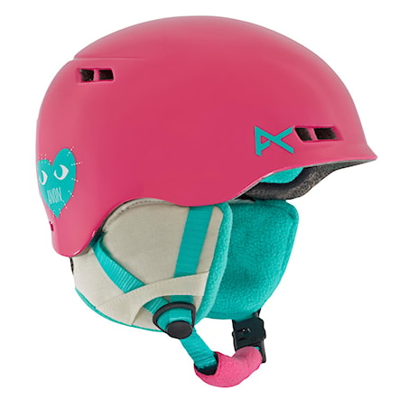 Snowboard Helmet Anon Burner love pink 2017 - 1