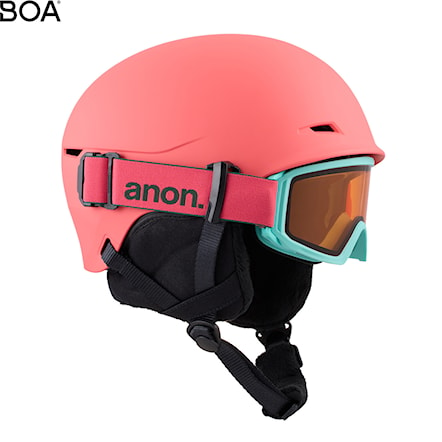 Snowboard Helmet Anon Define coral 2024 - 1