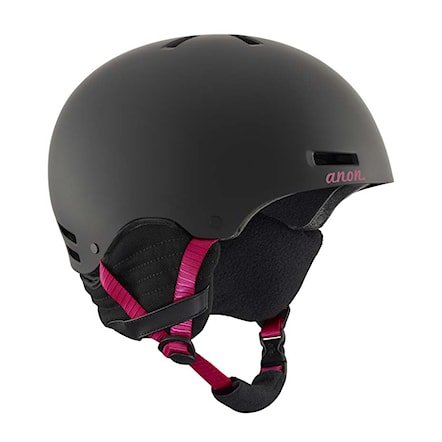 Snowboard Helmet Anon Greta black cherry 2019 - 1