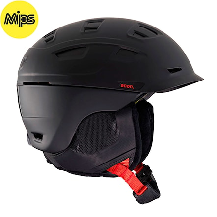 Snowboard Helmet Anon Prime Mips black pop 2020 - 1