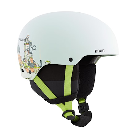 Snowboard Helmet Anon Rime 3 bot blue 2021 - 1