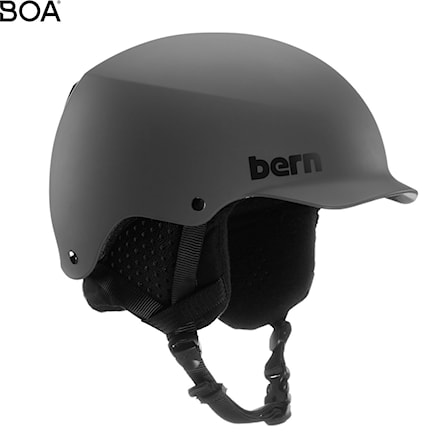 Kask snowboardowy Bern Baker Classic matte grey 2023 - 1