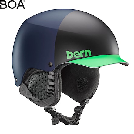 Kask snowboardowy Bern Baker matte blue hatstyle 2019 - 1