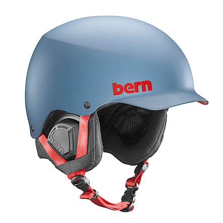 Kask snowboardowy Bern Baker matte steel blue 2016 - 1