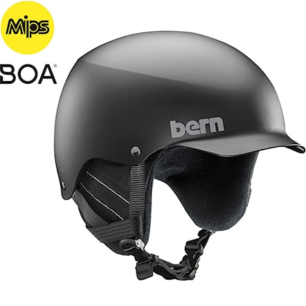 Kask snowboardowy Bern Baker Mips matte black 2020 - 1