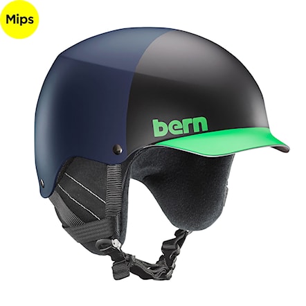 Kask snowboardowy Bern Baker Mips matte blue hatstyle 2021 - 1