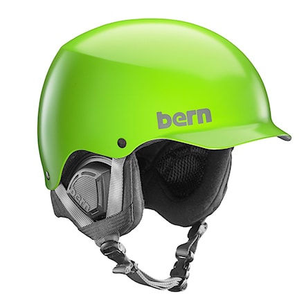 Kask snowboardowy Bern Baker satin neon green 2016 - 1