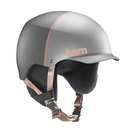Snowboard Helmet Bern Baker satin silver 2021 - 1