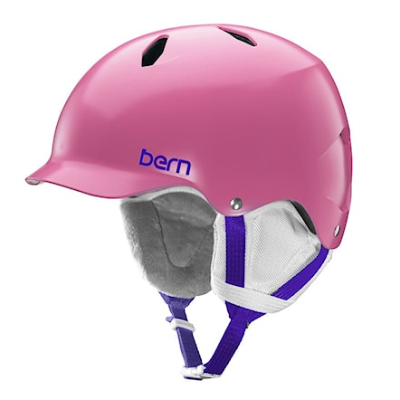 Snowboard Helmet Bern Bandita Jr satin pink 2018 - 1