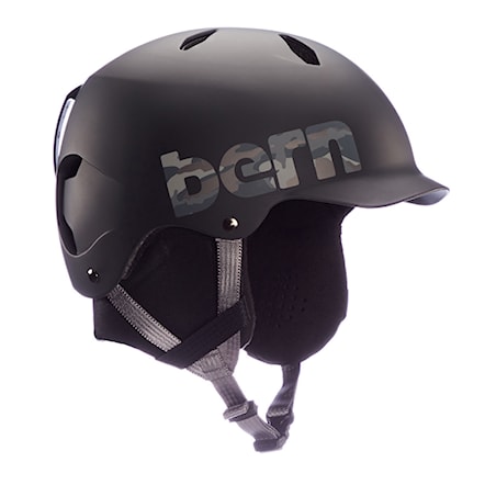 Helma na snowboard Bern Bandito matte black 2024 - 1