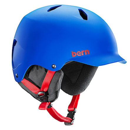 Snowboard Helmet Bern Bandito matte cobalt blue 2016 - 1