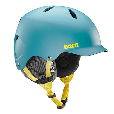 Snowboard Helmet Bern Bandito Jr matte muted teal 2018 - 1