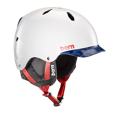 Snowboard Helmet Bern Bandito satin patriot brimstyle 2019 - 1