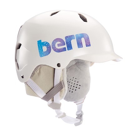 Snowboard Helmet Bern Bandito satin white galaxy 2024 - 1