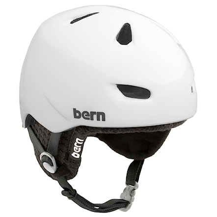 Snowboard Helmet Bern Brentwood gloss white 2012 - 1