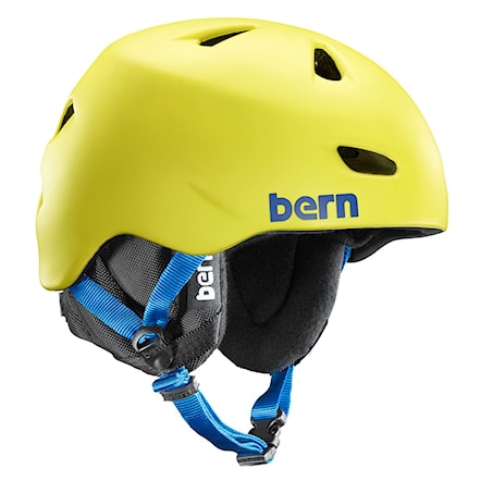 Snowboard Helmet Bern Brentwood matte neon yellow 2014 - 1