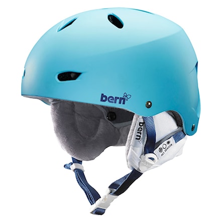 Kask snowboardowy Bern Brighton matte bluebird 2015 - 1