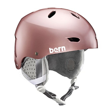 Snowboard Helmet Bern Brighton satin metallic rose gold 2019 - 1